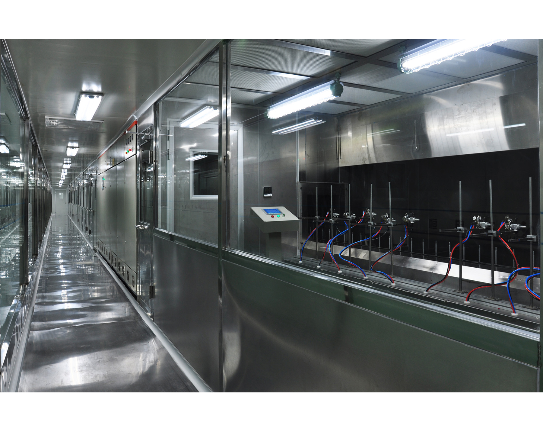 環保型無氣靜電旋杯玻璃瓶噴涂線